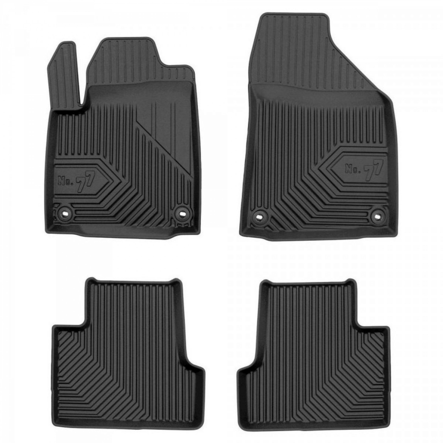 Guminiai kilimėliai No.77 JEEP Cherokee V 2013→ (Su borteliais)