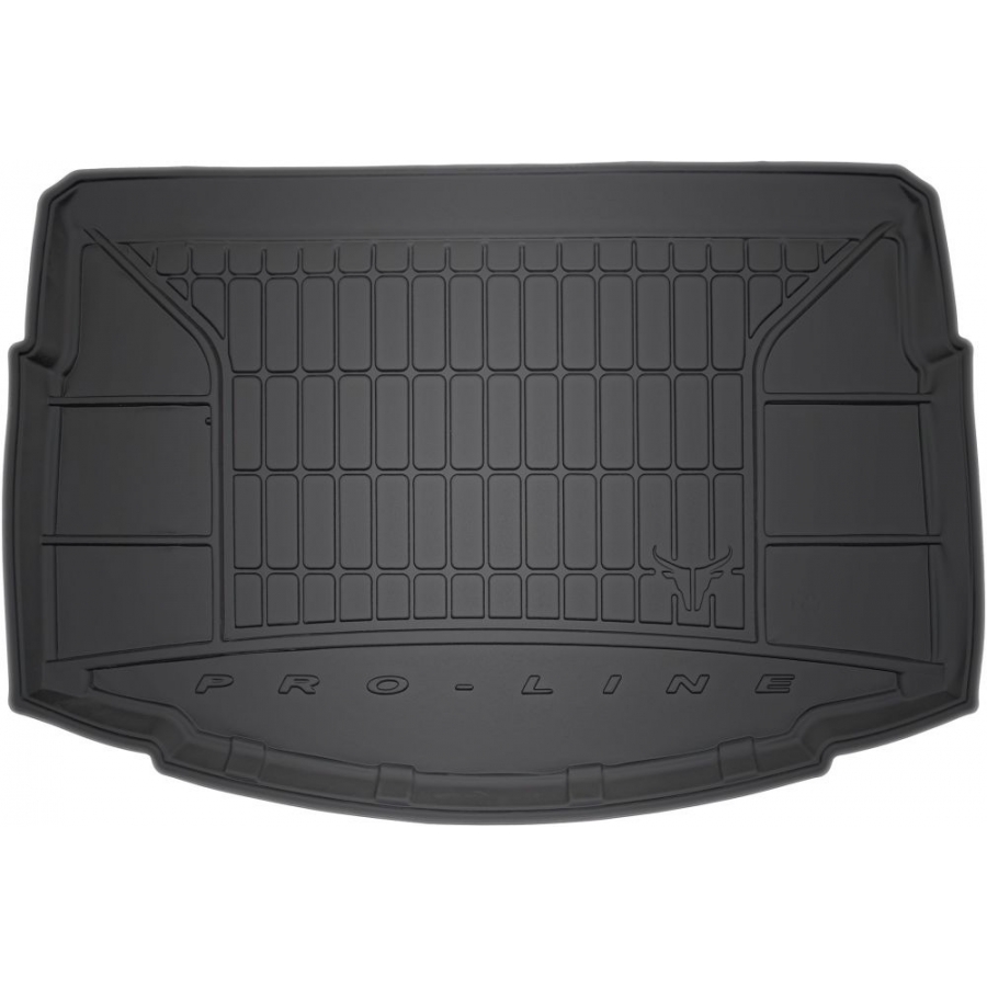 Guminis bagažinės kilimėlis Pro-Line VOLKSWAGEN Golf VII Hatchback (5 durų) 2014→ (Apatinė dalis, Su skyreliais daiktams)
