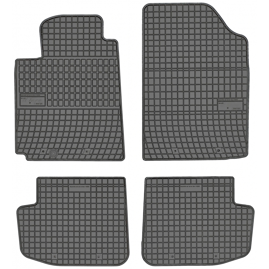 Guminiai kilimėliai ElToro TOYOTA Yaris I 1999-2005 (Be bortelių)