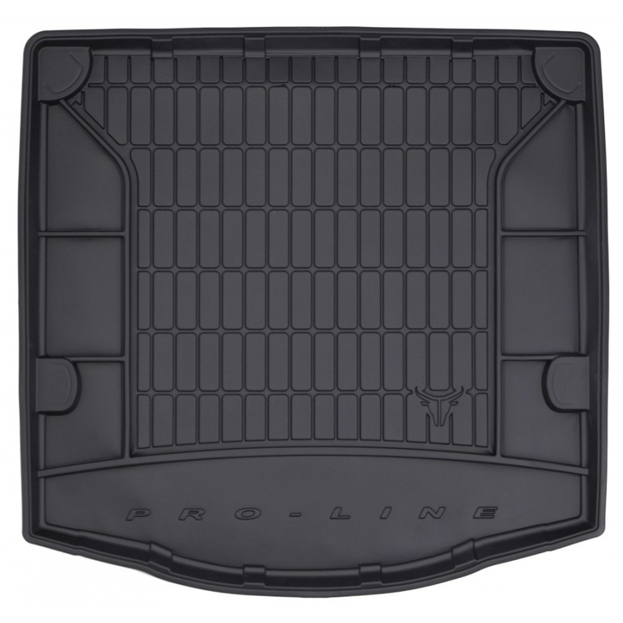 Guminis bagažinės kilimėlis Pro-Line FORD FOCUS III Sedan 2010-2018 (Su skyreliais daiktams)