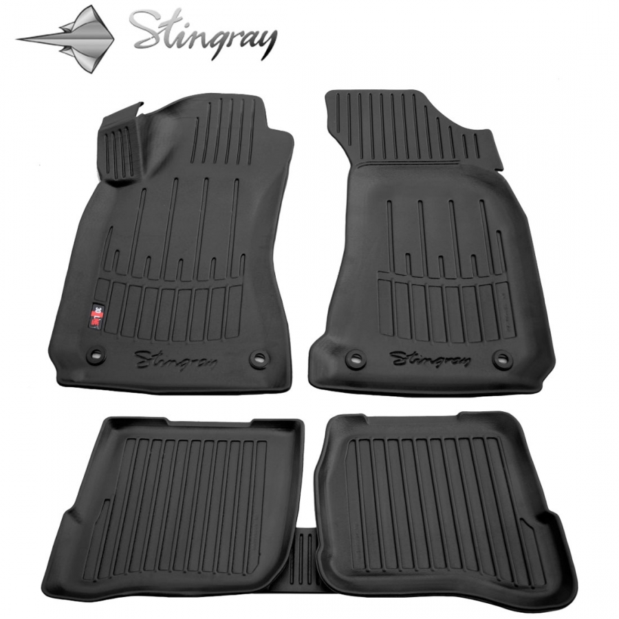 Guminiai 3D kilimėliai VOLKSWAGEN Passat B5 1997-2005 (Juodos spalvos)