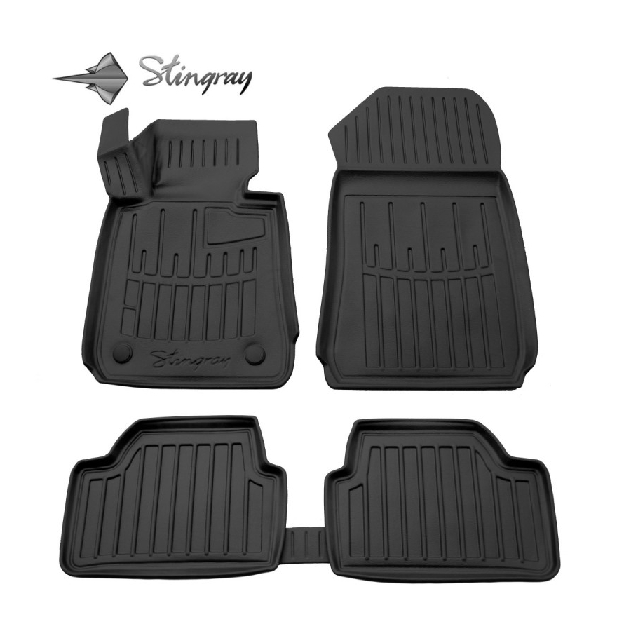 Guminiai 3D kilimėliai BMW 1 (E87) 2004-2011 (Juodos spalvos)