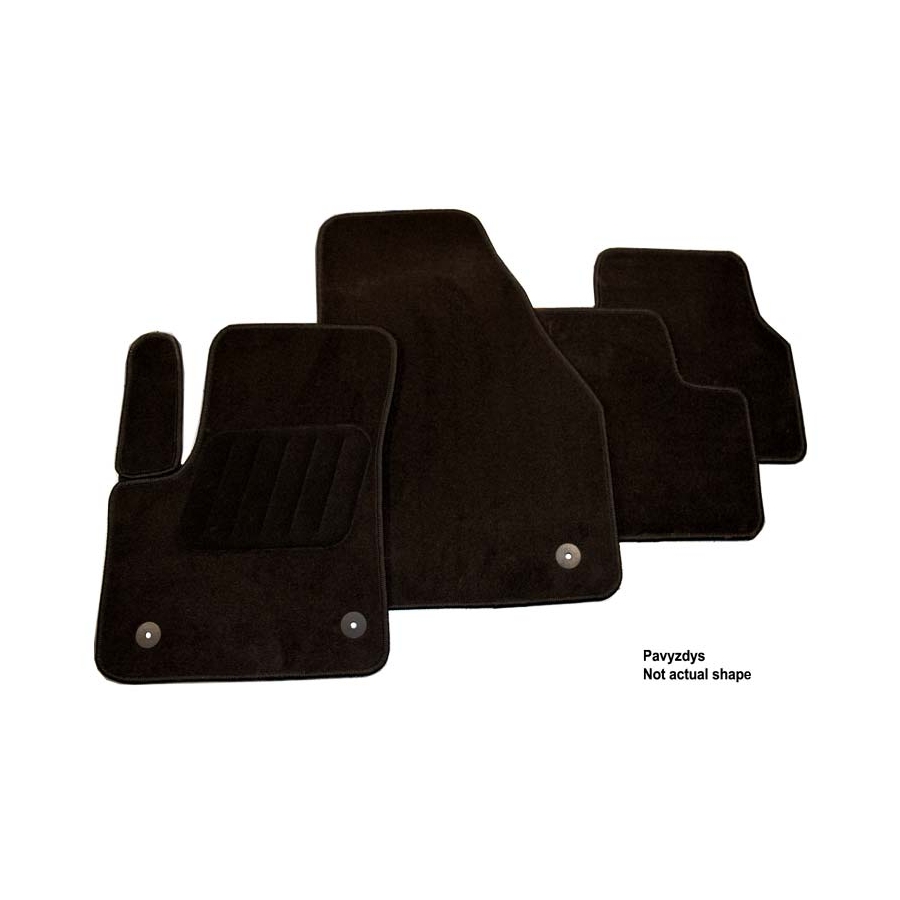 Tekstiliniai kilimėliai CITROEN C1 2014→