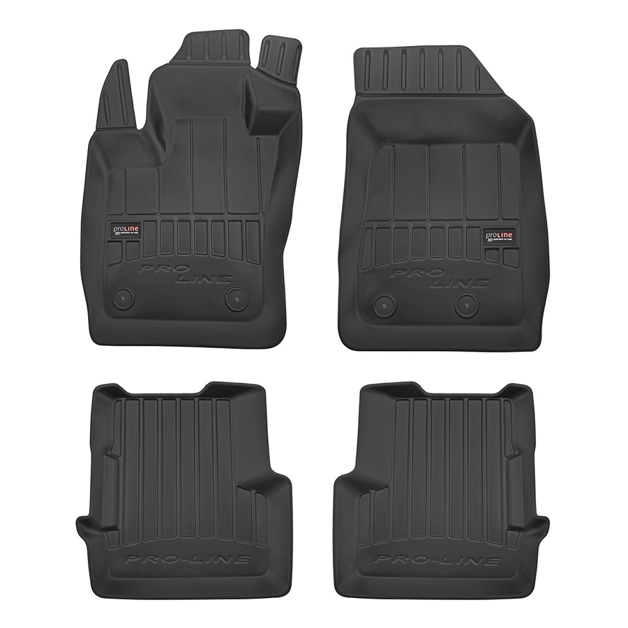 Guminiai kilimėliai Pro-Line 3D FIAT 500X 2014→ (aukštu borteliu)