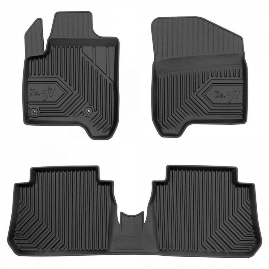 Guminiai kilimėliai No.77 CITROEN C3 Picasso I 2008-2017 (Su borteliais)