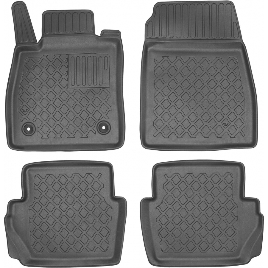 Guminiai (TPE) kilimėliai GuardLiner 3D FORD Fiesta VII 2017→ (Paaukštintais kraštais)