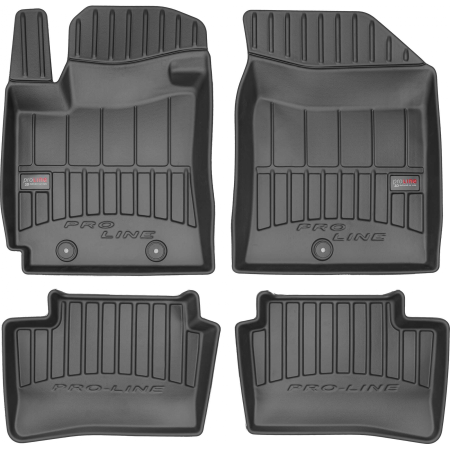 Guminiai kilimėliai Pro-Line 3D HYUNDAI i10 2013-2019 (aukštu borteliu)
