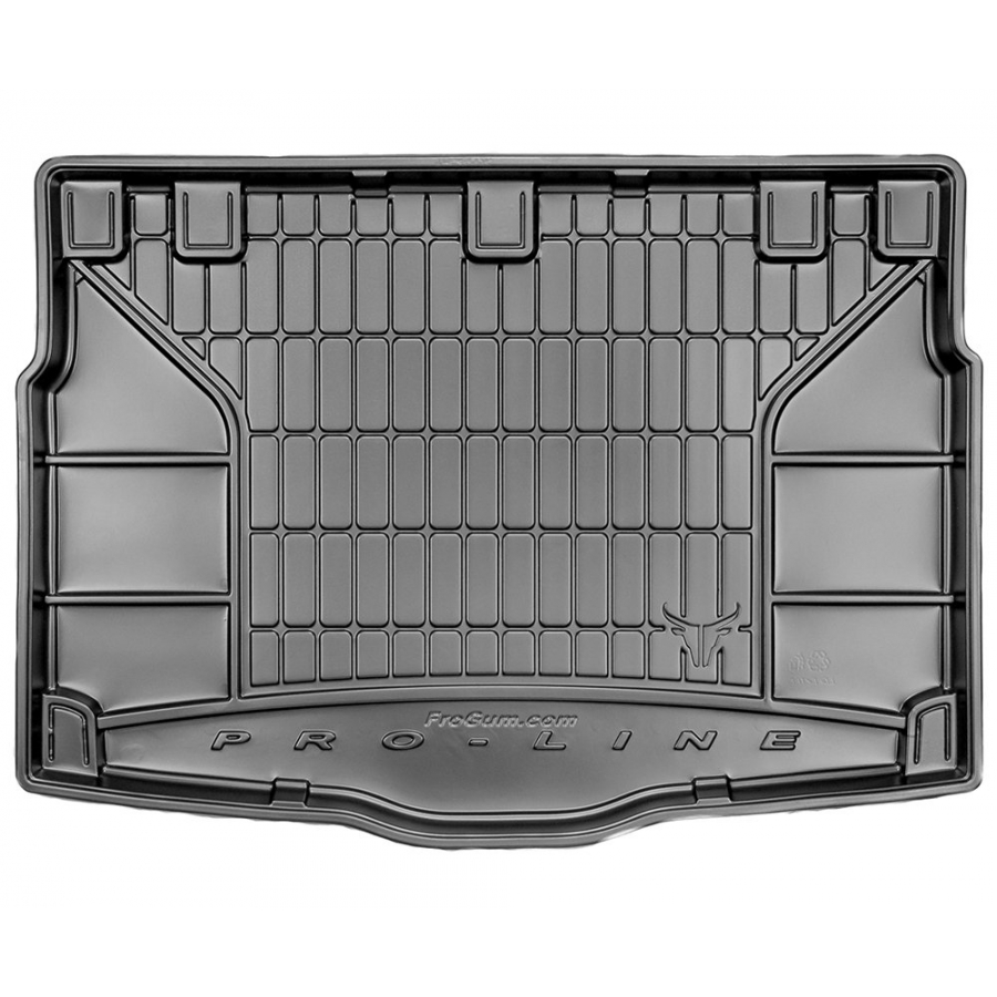 Guminis bagažinės kilimėlis Pro-Line HYUNDAI i30 II Hatchback (5 durų) 2011-2017 (Su skyreliais daiktams)