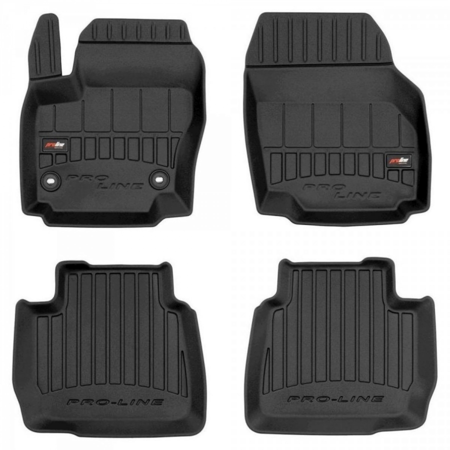 Guminiai kilimėliai Pro-Line 3D FORD Mondeo IV 2007-2014 (Atstumas tarp fiksatorių 31cm, Aukštu borteliu)