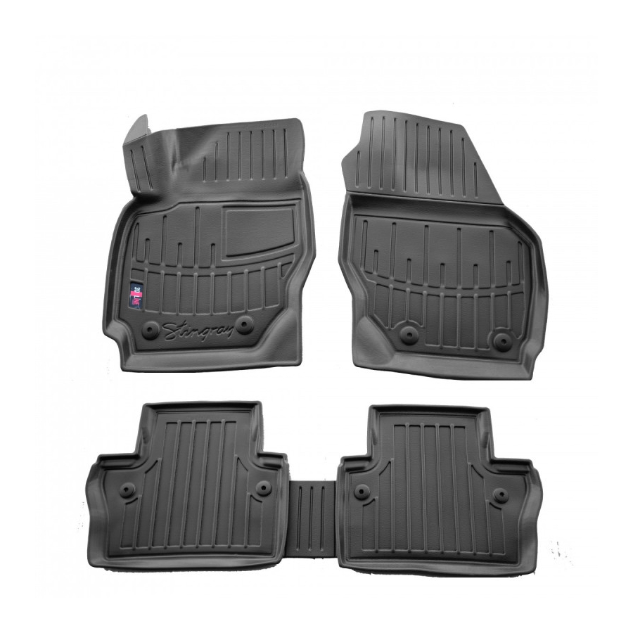 Guminiai 3D kilimėliai VOLVO S80 2006-2016 (Juodos spalvos)