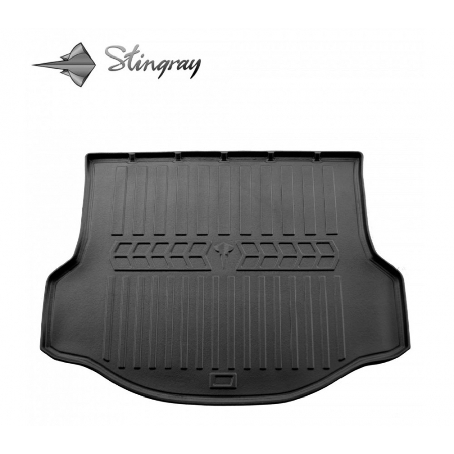 Guminis 3D bagažinės kilimėlis TOYOTA RAV4 (XA40) 2013-2018 (Su siauru atsarginiu ratu)