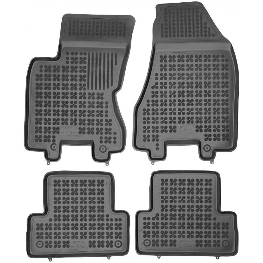 Guminiai kilimėliai NISSAN X-Trail II 2007-2013 (Paaukštintais kraštais)