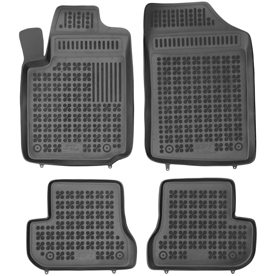 Guminiai kilimėliai CITROEN C2 2003-2009 (Paaukštintais kraštais)