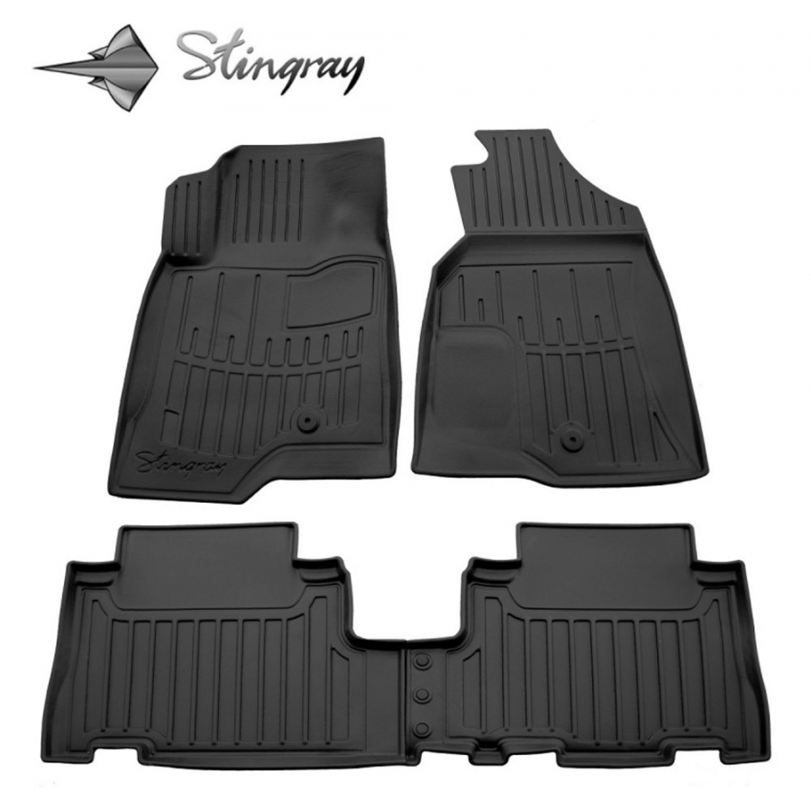 Guminiai 3D kilimėliai OPEL Antara 2006-2018 (Juodos spalvos)