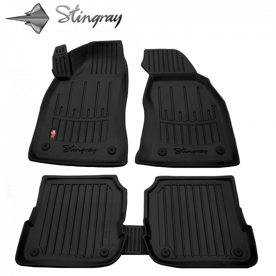 Guminiai 3D kilimėliai AUDI A6 C5 1997-2004 (Juodos spalvos)