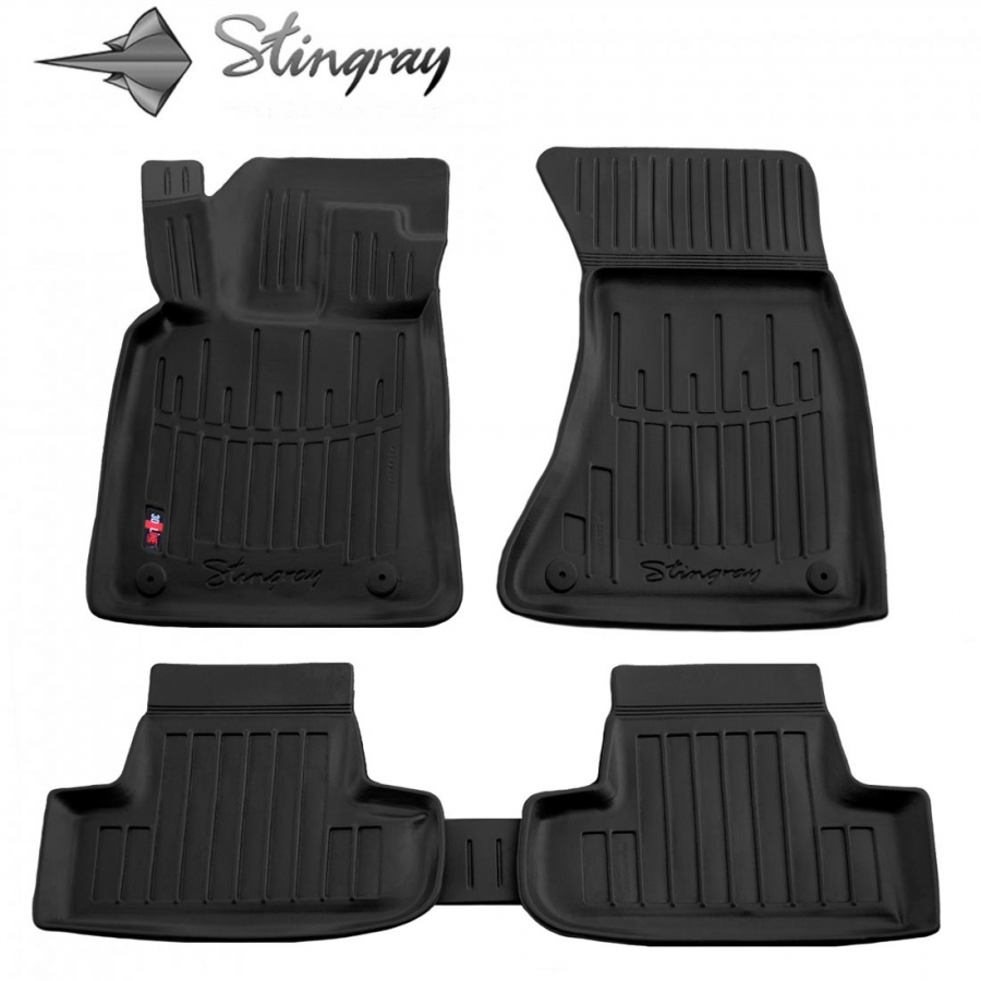 Guminiai 3D kilimėliai AUDI Q5 8R 2008-2016 (Juodos spalvos)