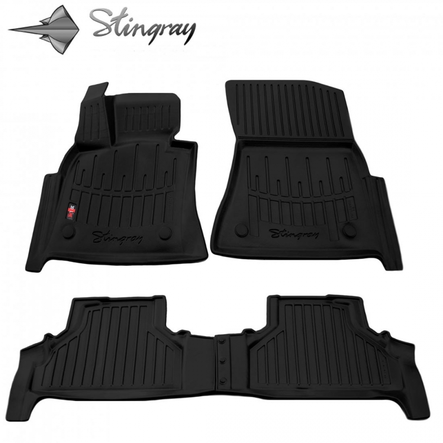 Guminiai 3D kilimėliai BMW X5 E70 2006-2013 (Juodos spalvos)