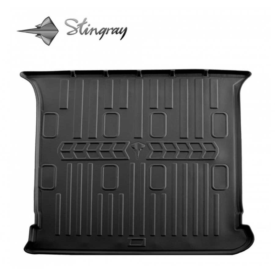 Guminis 3D bagažinės kilimėlis VOLKSWAGEN Sharan I 1995-2010 (Be 3 sėdynių eilės)