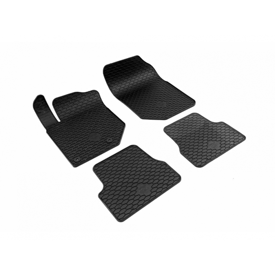 Guminiai kilimėliai CITROEN C4 2021→ (Su originaliais tvirtinimais, Juodos spalvos)