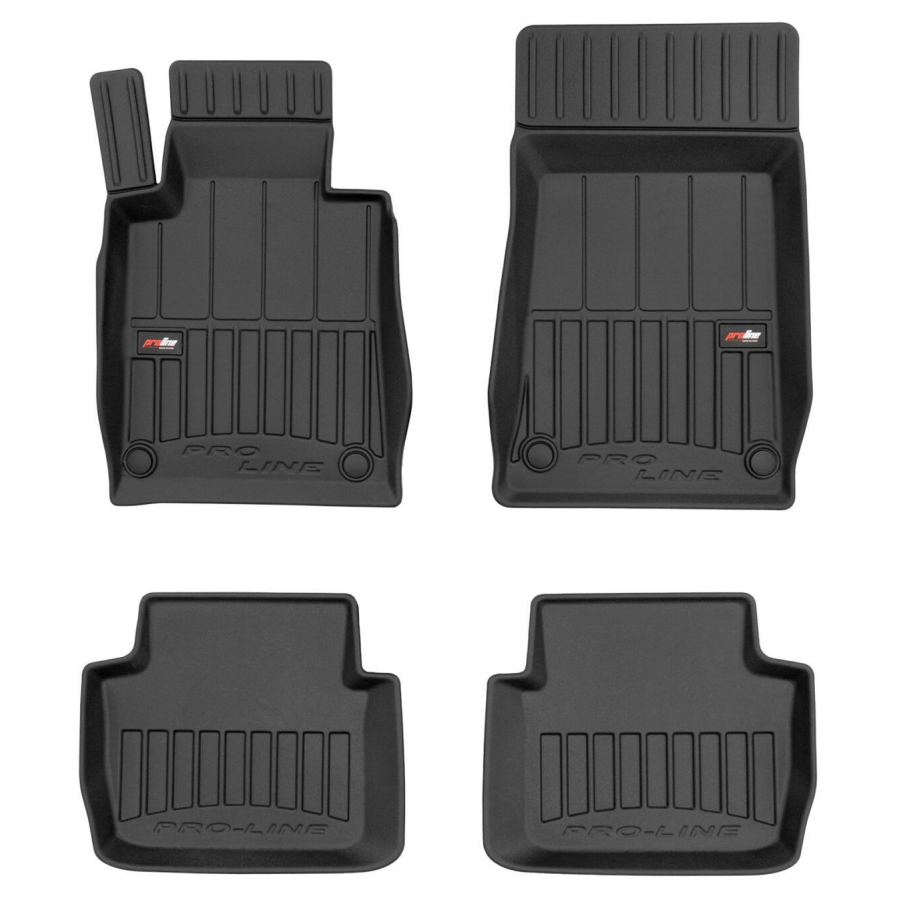 Guminiai kilimėliai Pro-Line 3D BMW 3 (E46) 2WD 1998-2005 (Aukštu borteliu)
