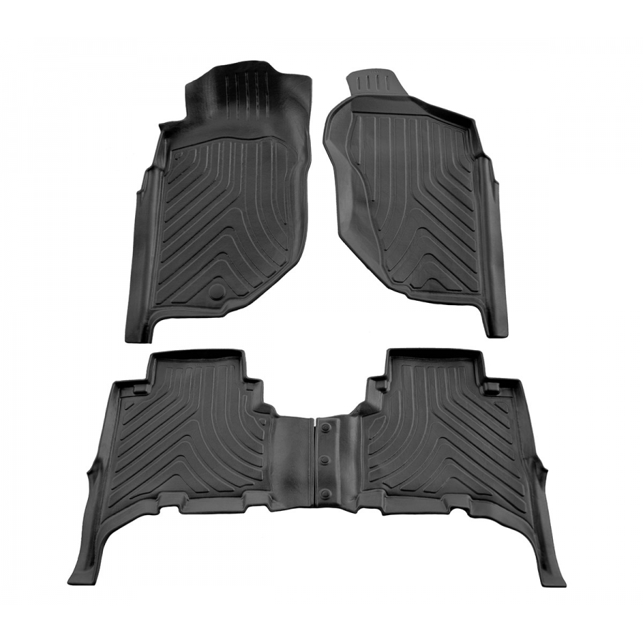 Guminiai 3D kilimėliai OPEL Frontera B (5 durų) 1998-2004 (Juodos spalvos)