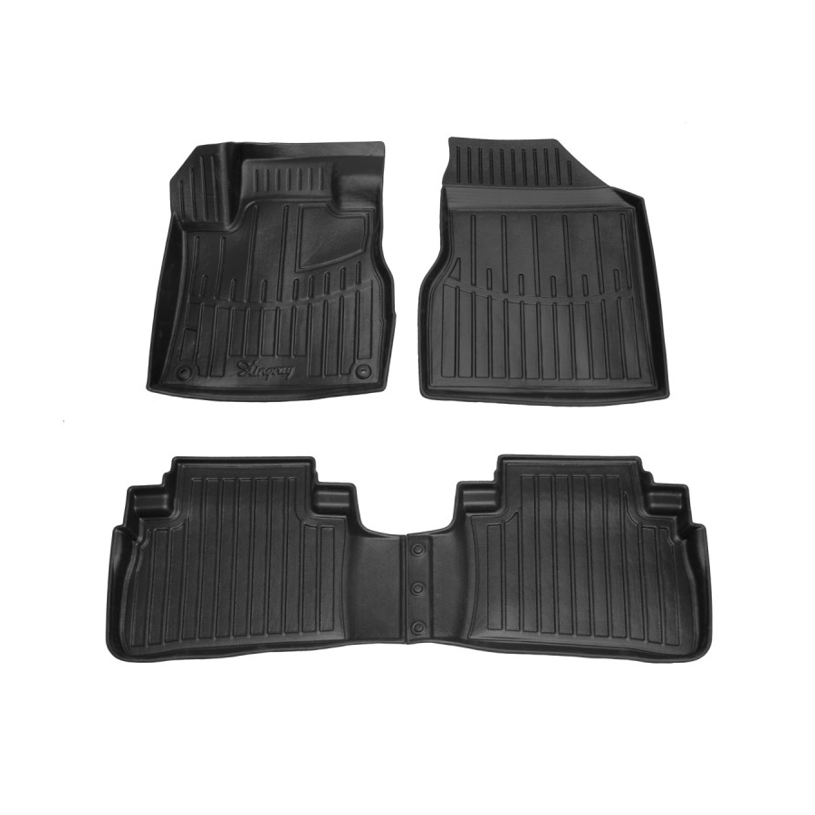Guminiai 3D kilimėliai NISSAN Murano (Z51) 2008-2014 (Juodos spalvos)