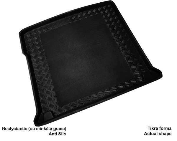 Bagažinės kilimėlis Mercedes ML- class W166 2011-19044 - Su minkšta guma