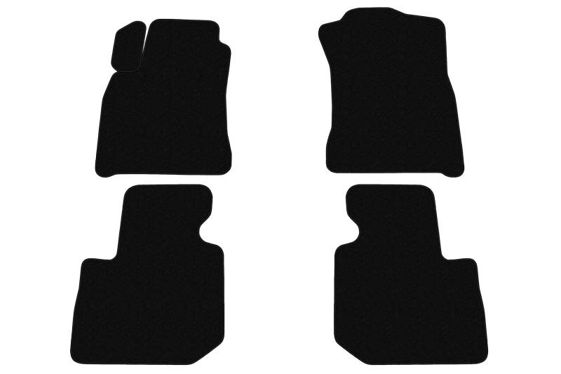 Kilimėliai ARS Cadillac DeVille /2000-2005 - Dangos tipas   1061 - juoda /apsiūta siūlais