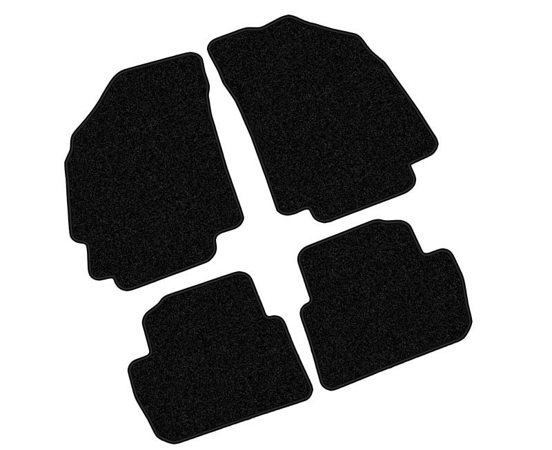 Kilimėliai ARS Chevrolet Spark /2009-2015 - Dangos tipas   1051 - juoda /apsiūta juostele