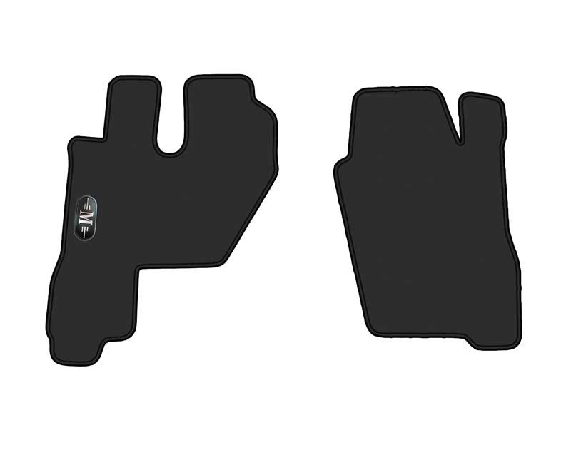 Kilimėliai ARS MERCEDES-BENZ ACTROS MP II, MP III Megaspace (standard seat) /2002-2011 - 2p - Dangos tipas   1053 - pilka / apsiūta juostele