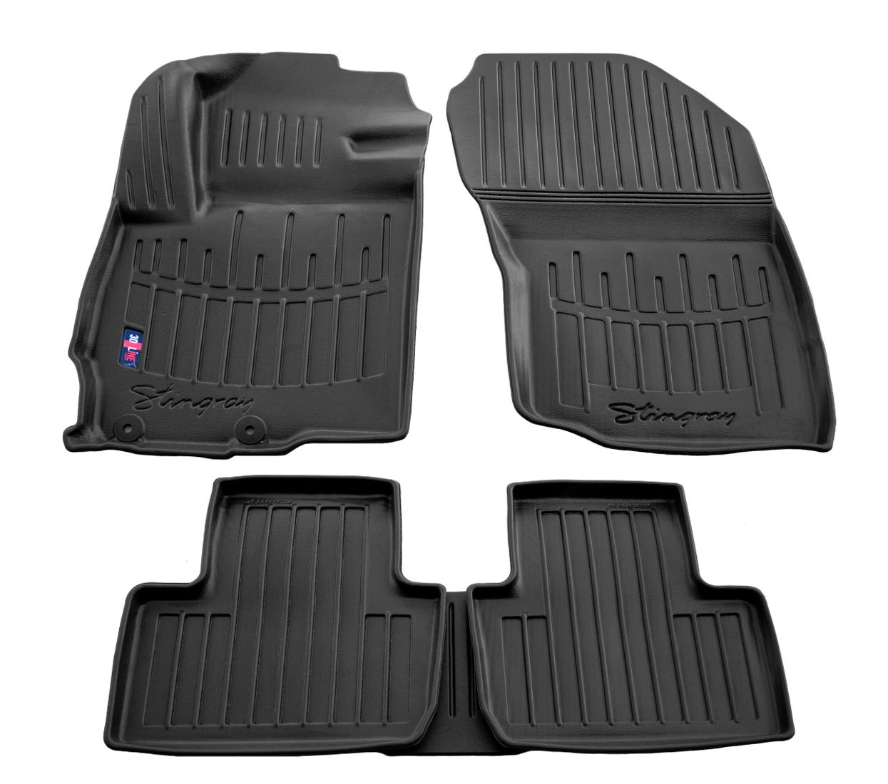 Kilimėliai 3D CITROEN C4 Aircross 2012-2017, 5 vnt. black /5013045