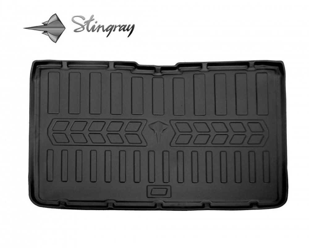 Guminis bagažinės kilimėlis RENAULT Captur 2013-2019 (lower trunk) black /6018421
