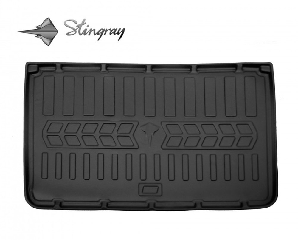 Guminis bagažinės kilimėlis RENAULT Captur 2013-2019 (upper trunk) black /6018431
