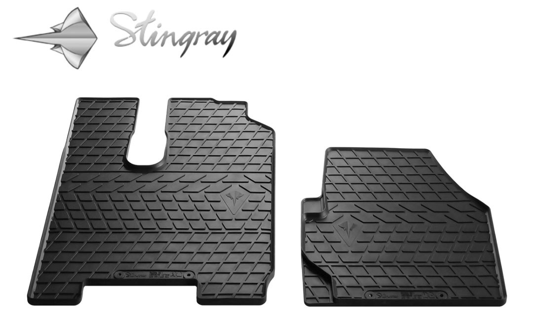 Guminiai kilimėliai MERCEDES-BENZ ACTROS MP2, MP3 Megaspace 2003-2008 (pneumo seat), 2 vnt.  /1040012