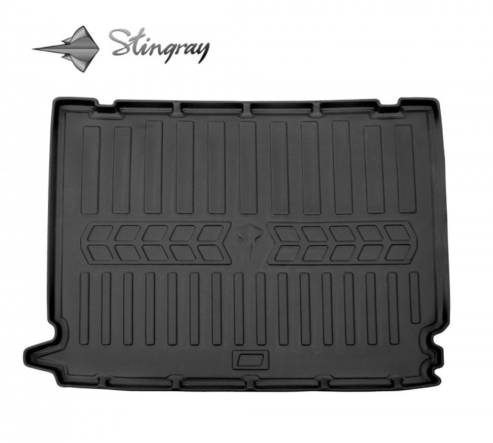 Guminis bagažinės kilimėlis RENAULT Clio IV 2012-2020 (universal/lower trunk) black /6018381