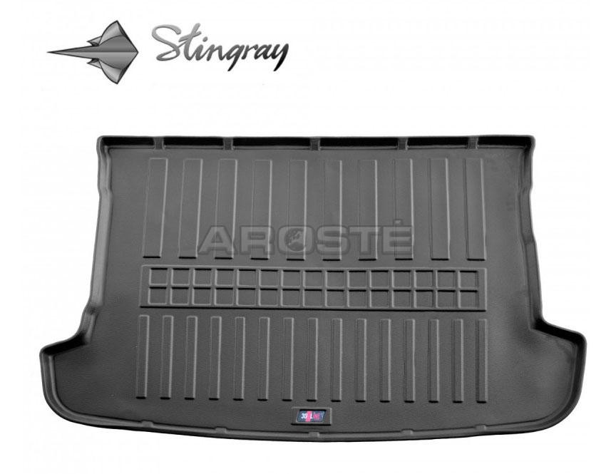 Guminis bagažinės kilimėlis TOYOTA Corolla Verso ZER/ZZE 2004–2009,  black /6022051