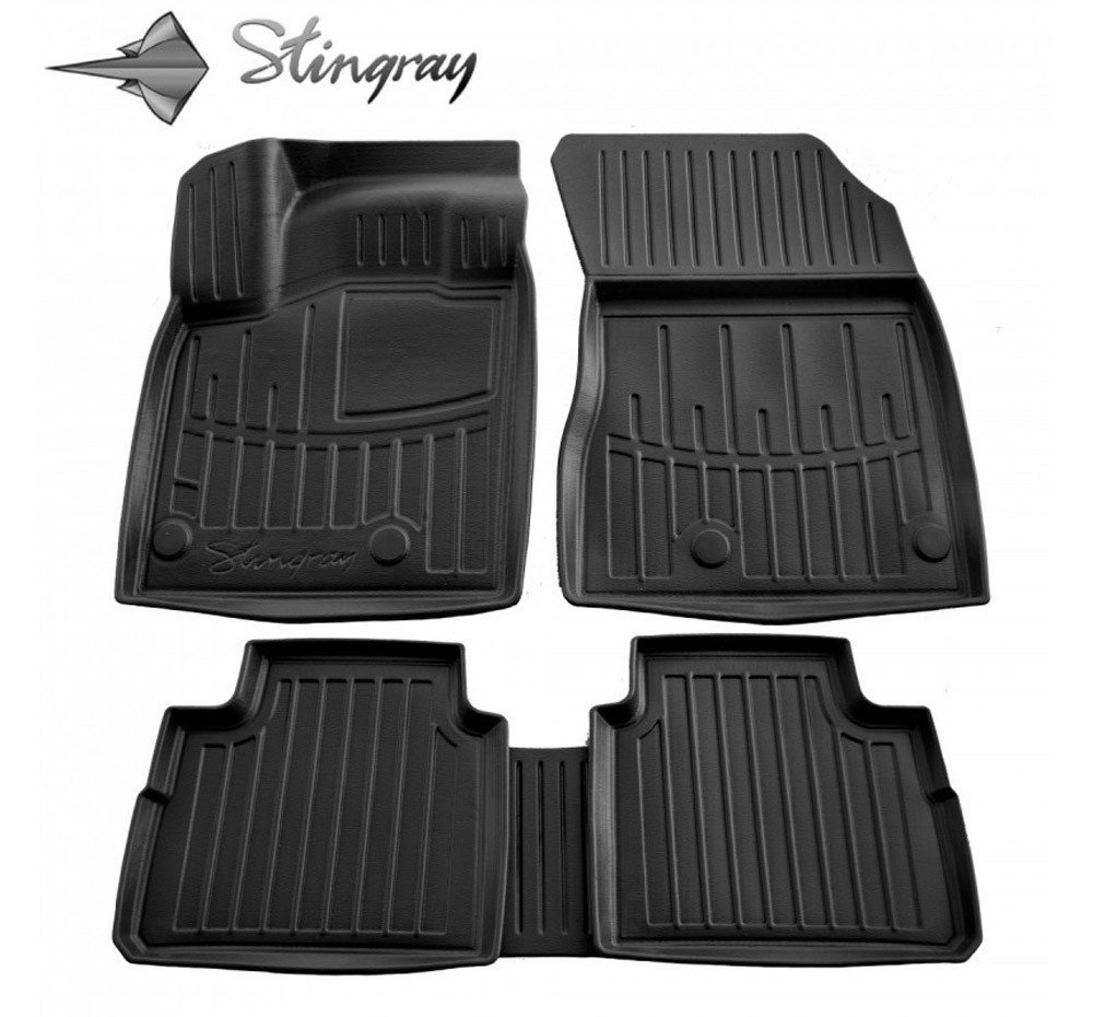 Kilimėliai 3D NISSAN X-Trail T33 2021+, 5 pc. (gasoline vers.) black /5014135