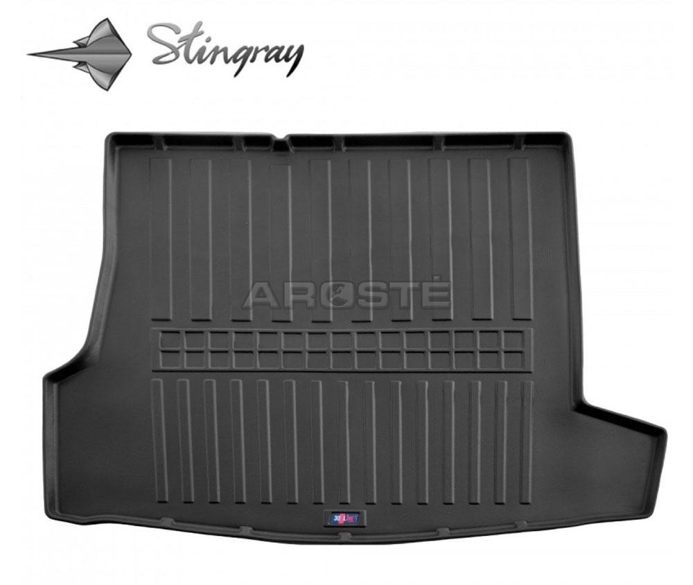 Guminis bagažinės kilimėlis VOLKSWAGEN Passat B5 1996-2005, (sedan) black /6024091