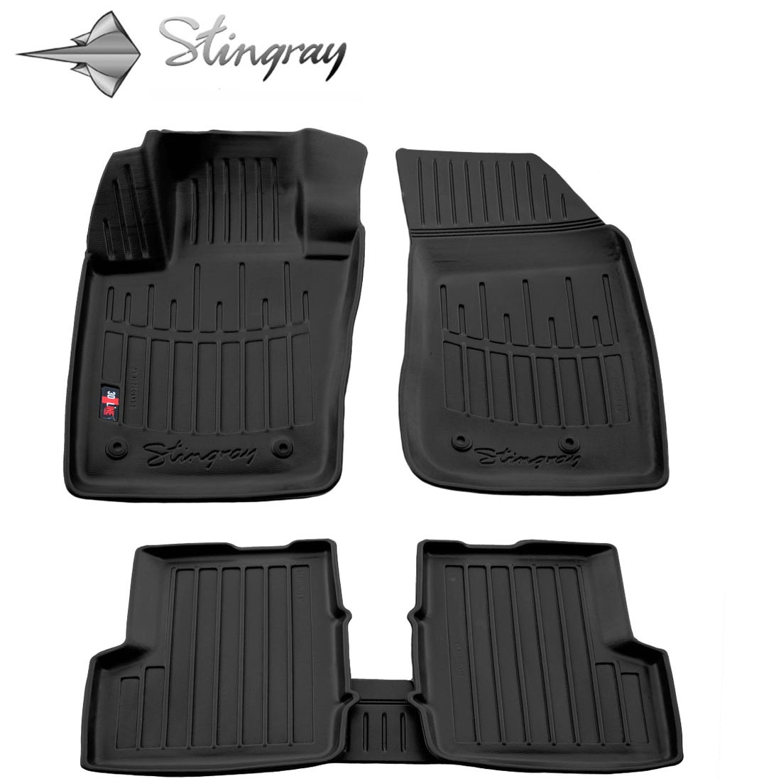 Kilimėliai 3D JEEP Renegade 2014+, 5 vnt. black /5046035