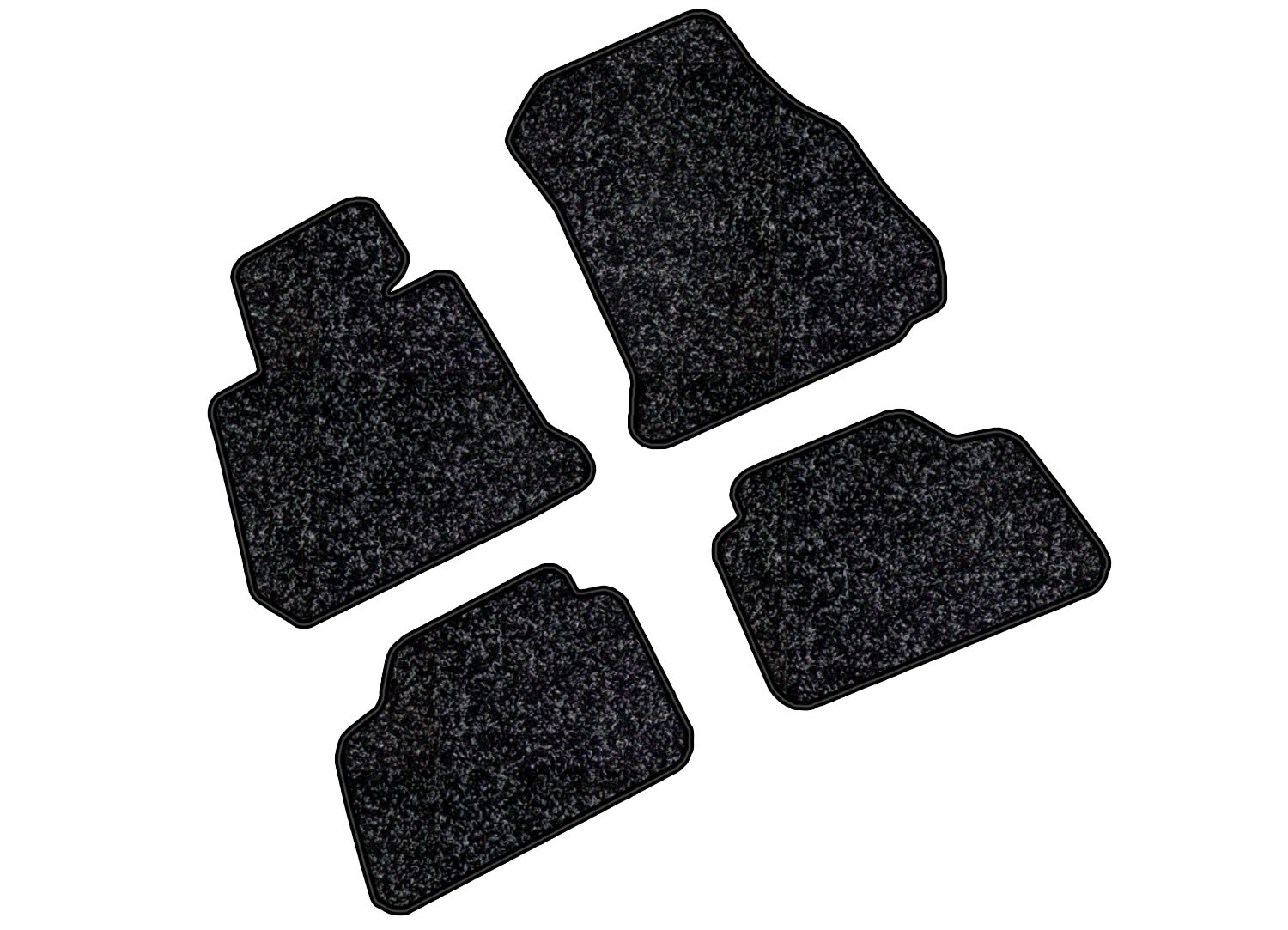 Kilimėliai ARS BMW 1-Class F20 / 2012-2019 - Dangos tipas   1051 - juoda /apsiūta siūlais