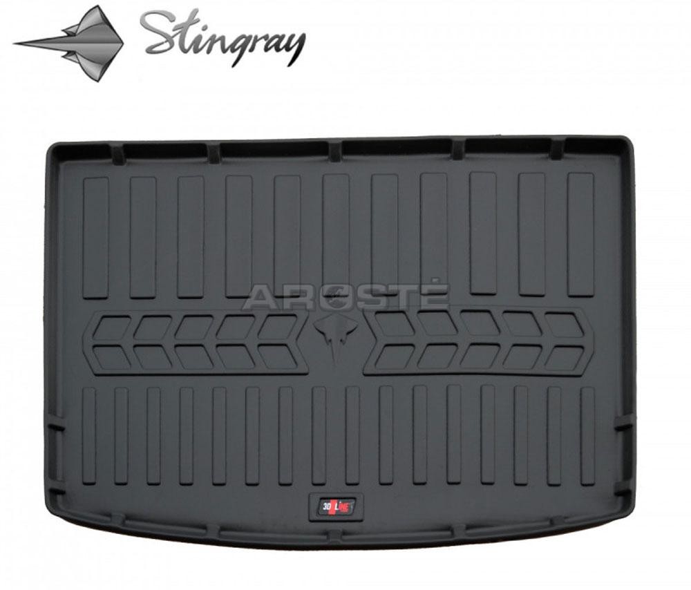 Guminis bagažinės kilimėlis VOLKSWAGEN Golf Plus 2005-2014  black /6024171