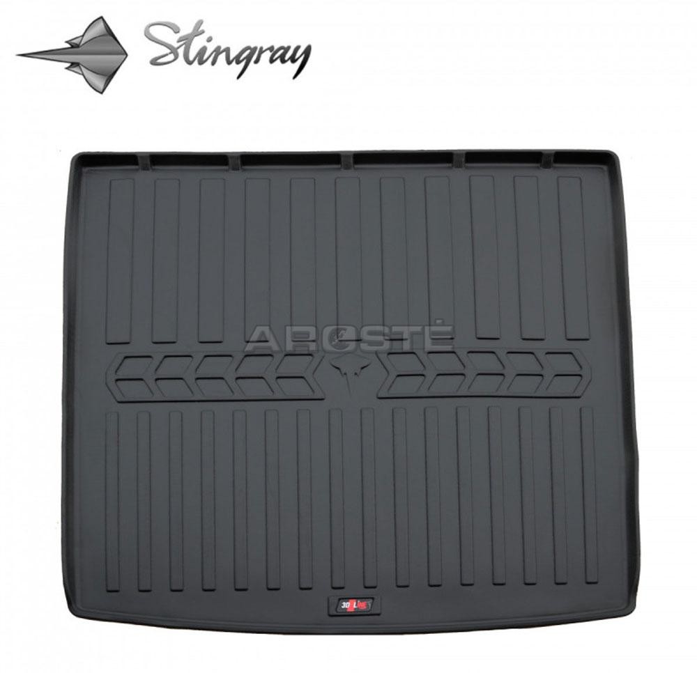 Guminis bagažinės kilimėlis VOLKSWAGEN Passat B8 2014+ (universal) black /6024121