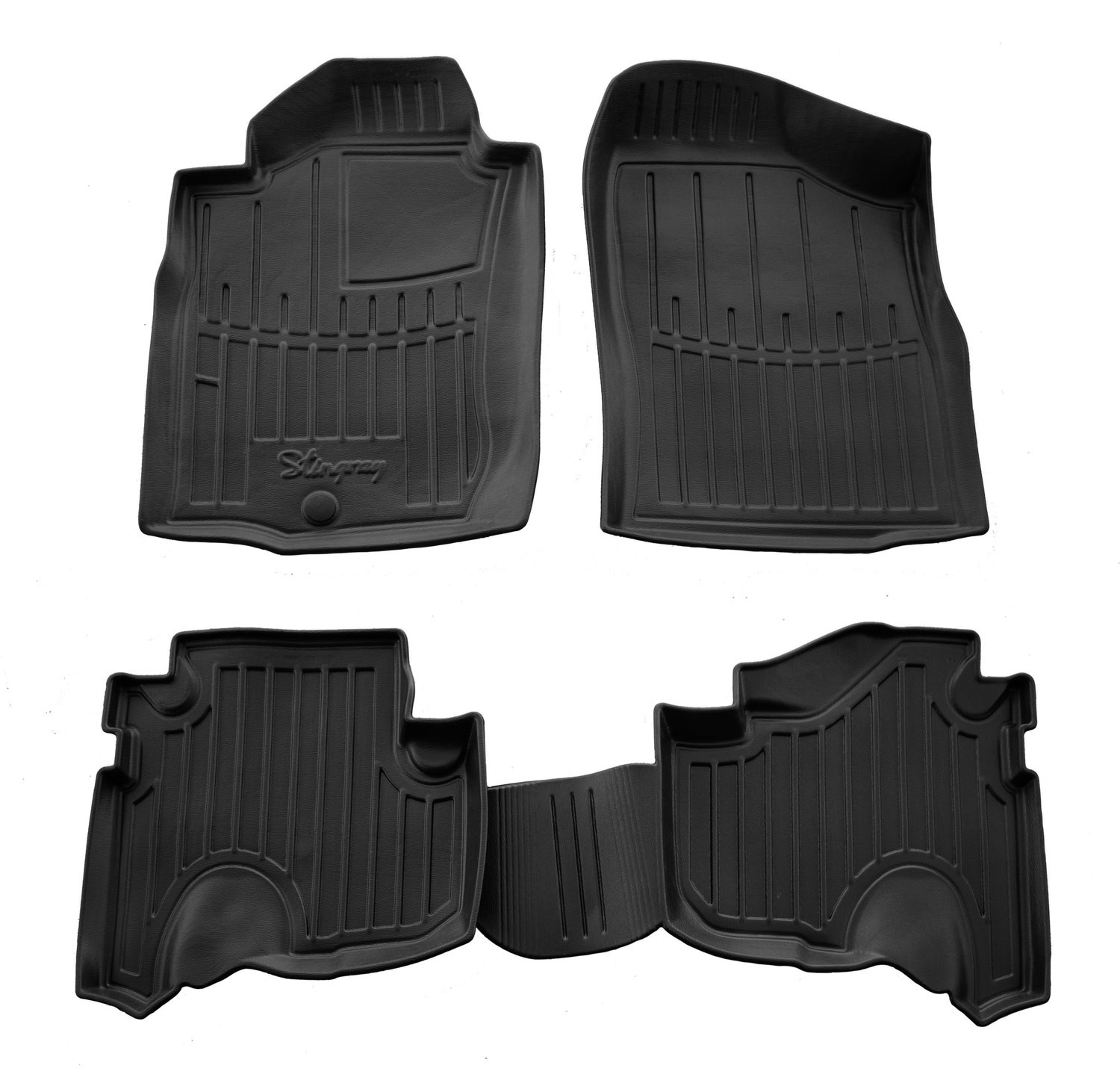 Kilimėliai 3D TOYOTA Land Cruiser Prado J90 3 durys 1996-2002, 4 vnt. juodi /5022514