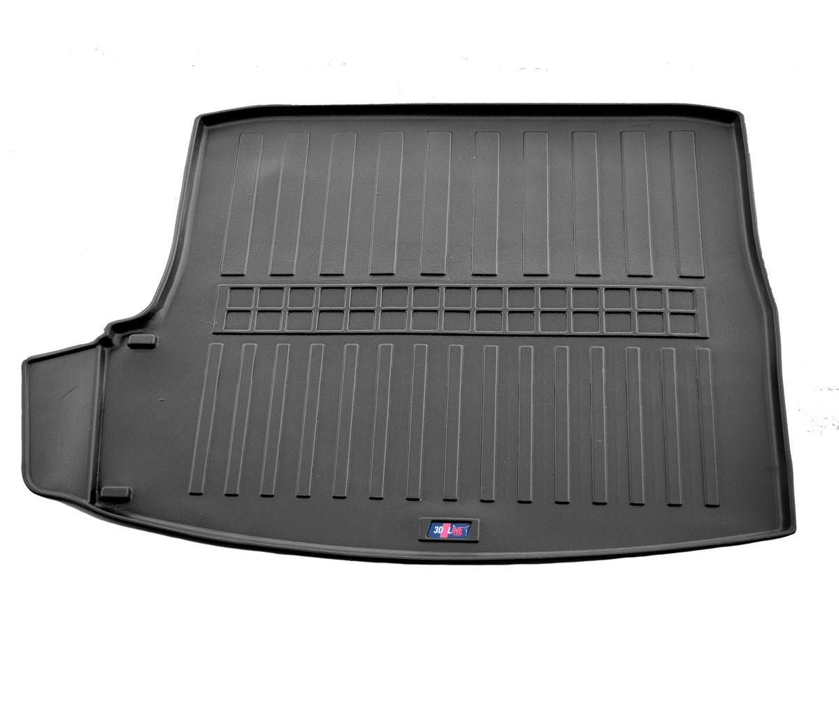 Guminis bagažinės kilimėlis SKODA Octavia II A5 2004-2013,  (universal lower (apatinis)) black /6020011