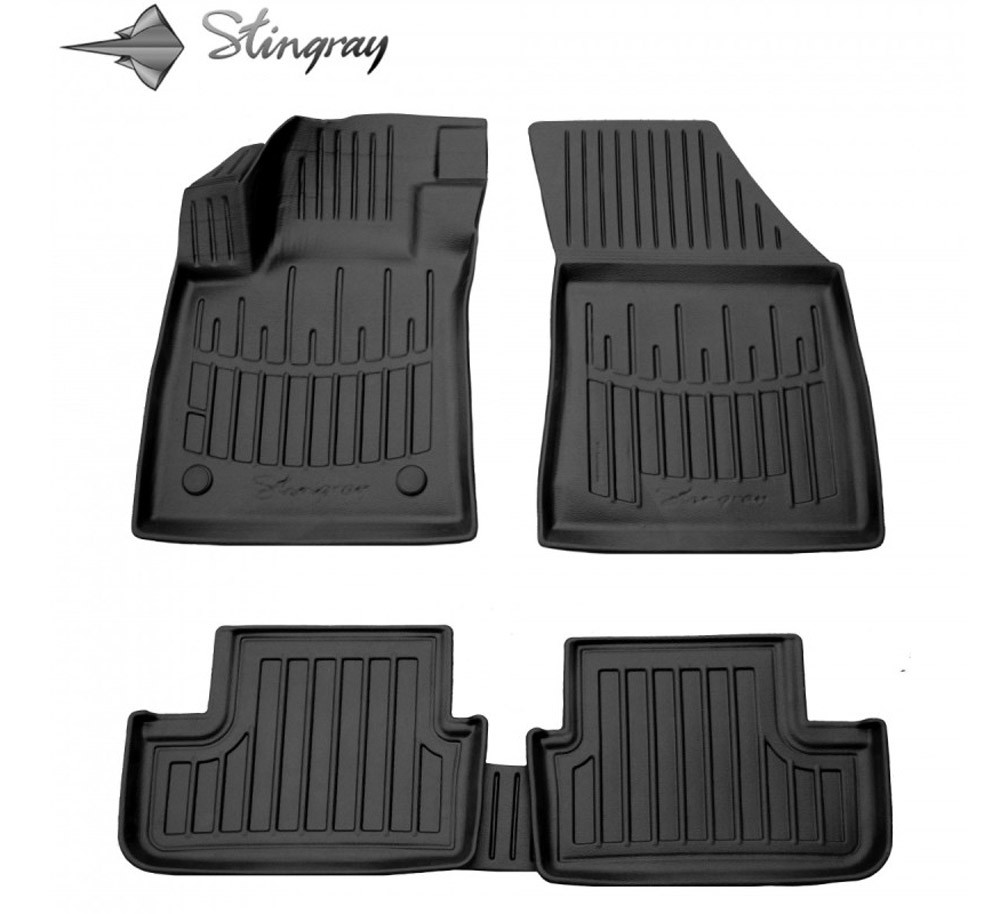 Kilimėliai 3D RENAULT Megane IV 2016+ hatchback, 5 pc. (hatchback) black /5018365