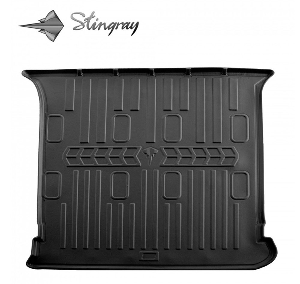 Guminis bagažinės kilimėlis SEAT Alhambra I 7M 1996-2010  (5 seats used) black /6024361