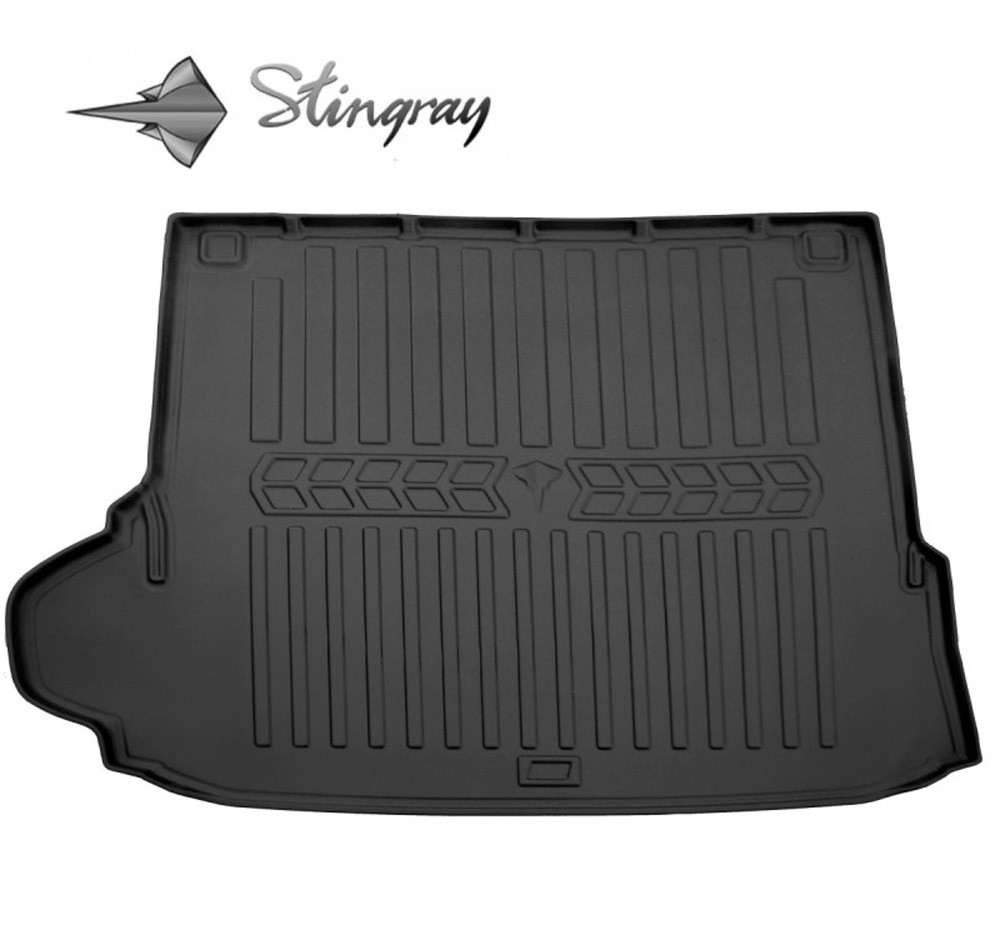 Guminis bagažinės kilimėlis TOYOTA Highlander XU70 2019+ (5 seats/without sub) black /6022371