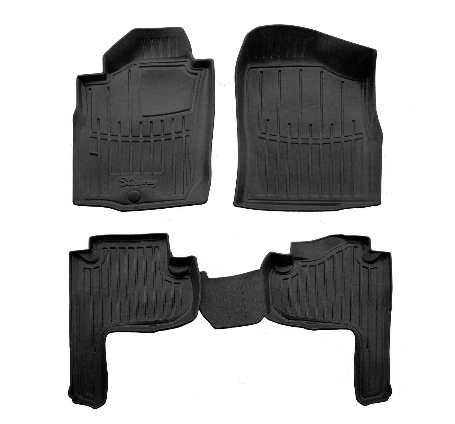 Kilimėliai 3D TOYOTA Land Cruiser Prado J90 5 durys 1996-2002, 4 vnt. juodi /5022494