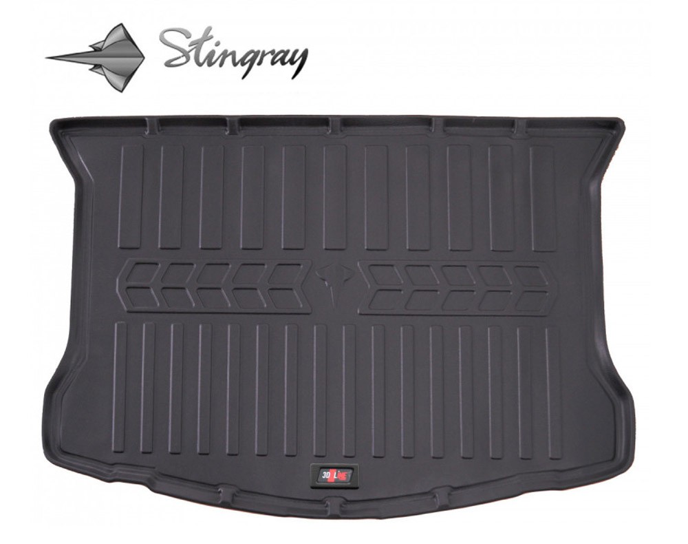 Guminis bagažinės kilimėlis FORD Kuga I 2008-2012  black /6007111