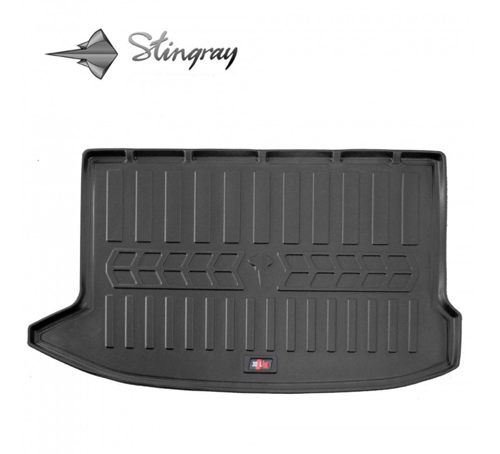Guminis bagažinės kilimėlis HYUNDAI Kona 2017+  (gasoline vers.) black /6009081